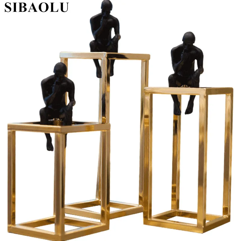 SML натуральная современная статуя из смолы абстрактные персонажи фигурка