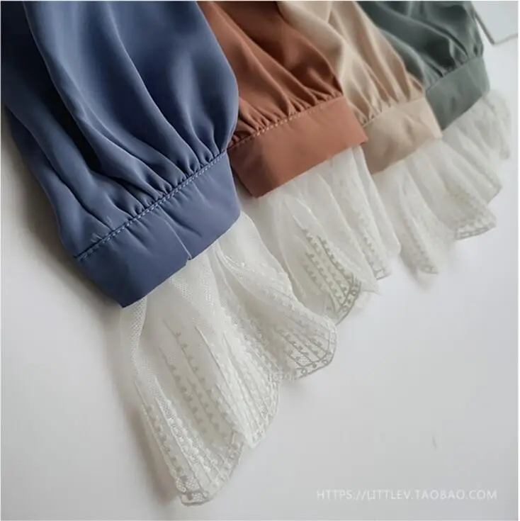 Blusas Mujer De Moda, кружевная шифоновая блузка с длинным рукавом в стиле пэчворк, женские рубашки, повседневные рубашки размера плюс, Женские топы и блузки