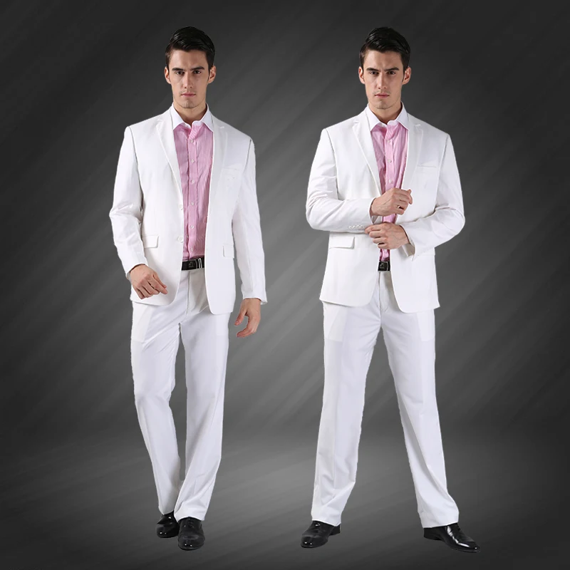 2 шт. ( куртка + брюки ) мужчины свадьба жених много - цвет костюмы марка приталенный