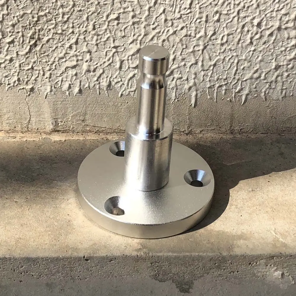 

12mm metal Lei-ca type adapter with flat base (total height: 70mm) mini prism
