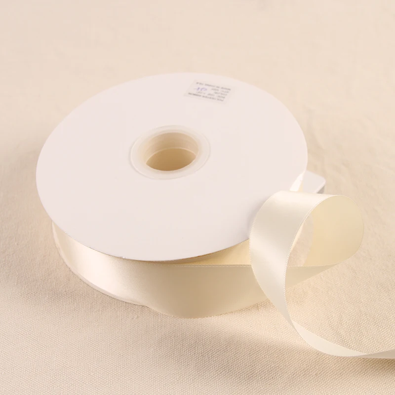 Античная Белая лента из полиэстера 100 ярдов/рулон атласная свадебное украшение
