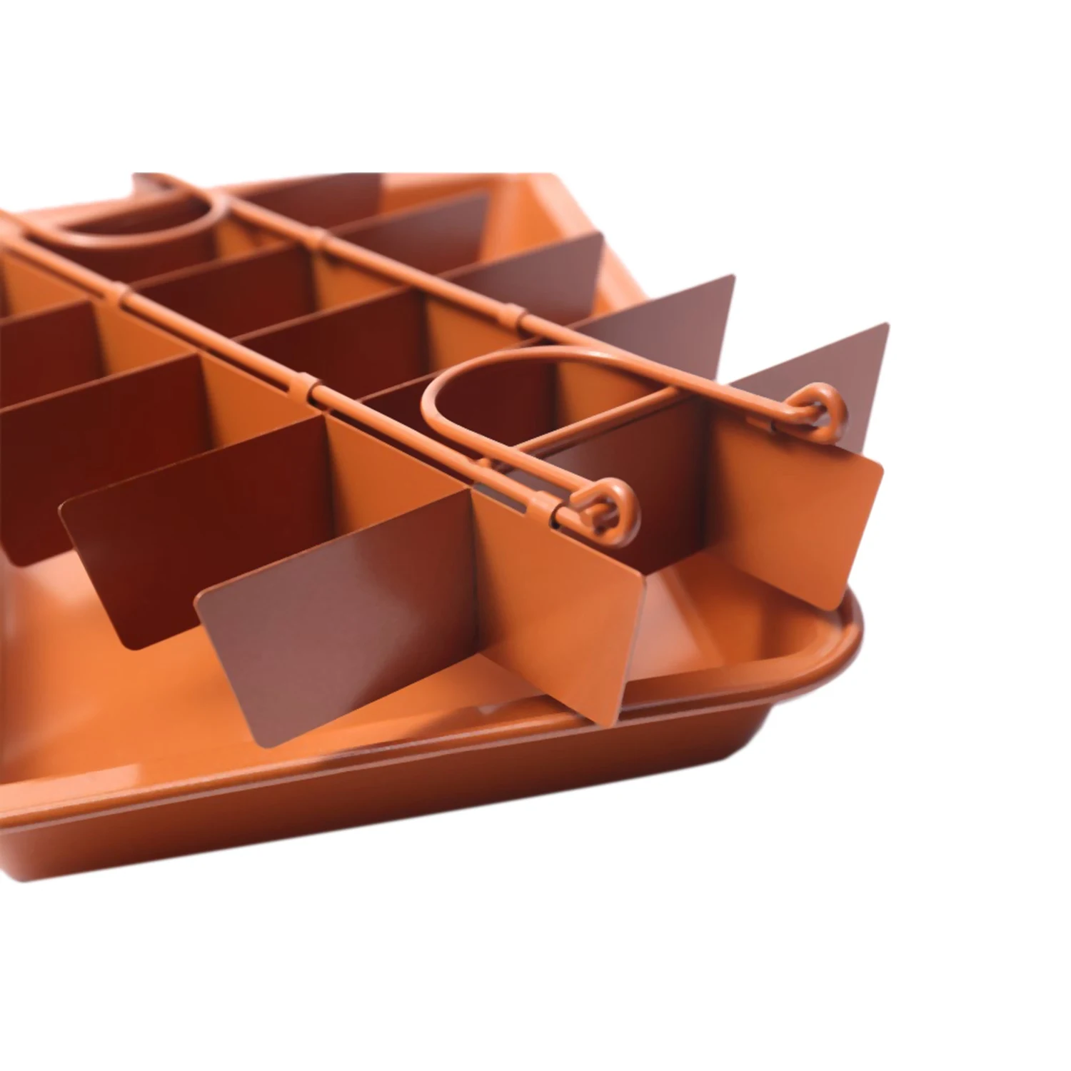 Антипригарное покрытие домовой Оловянная кастрюля с разделителями сверхмощный