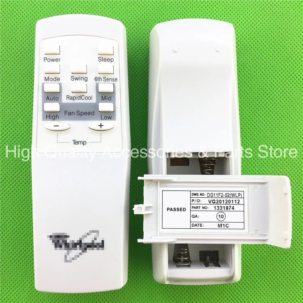 ORIGINAL REMOTE CONTROL DG11F2-02(WLP) FOR Whirlpool A/C AIR CONDITIONER DG11F202WLP | Электроника