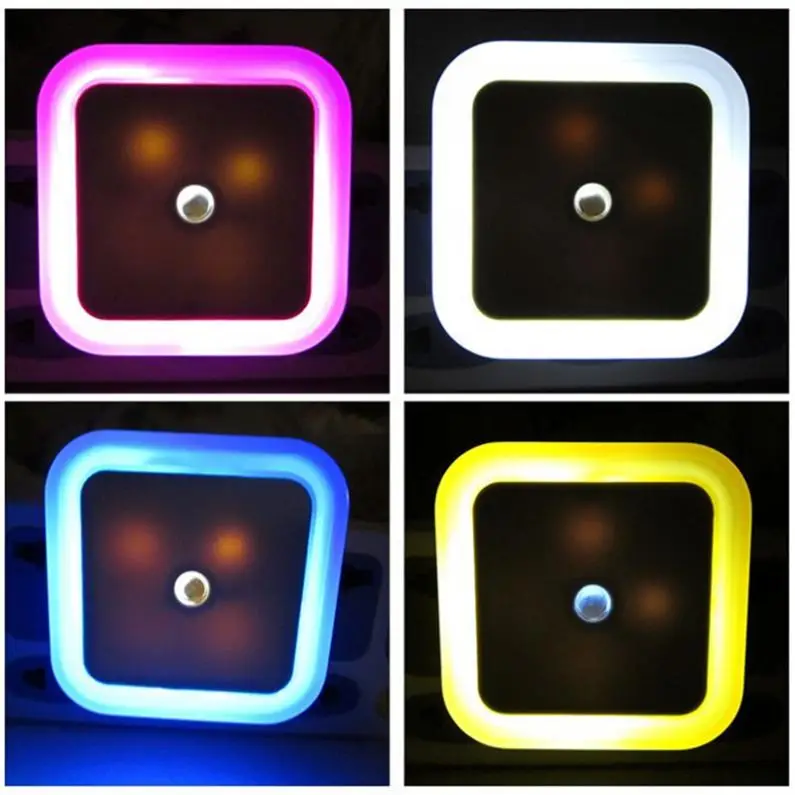 

Indoor Bedroom Decoration Lamp Creative Plug Socket Automatic Energy Saving Light Sensor Control LED Wall Night Light