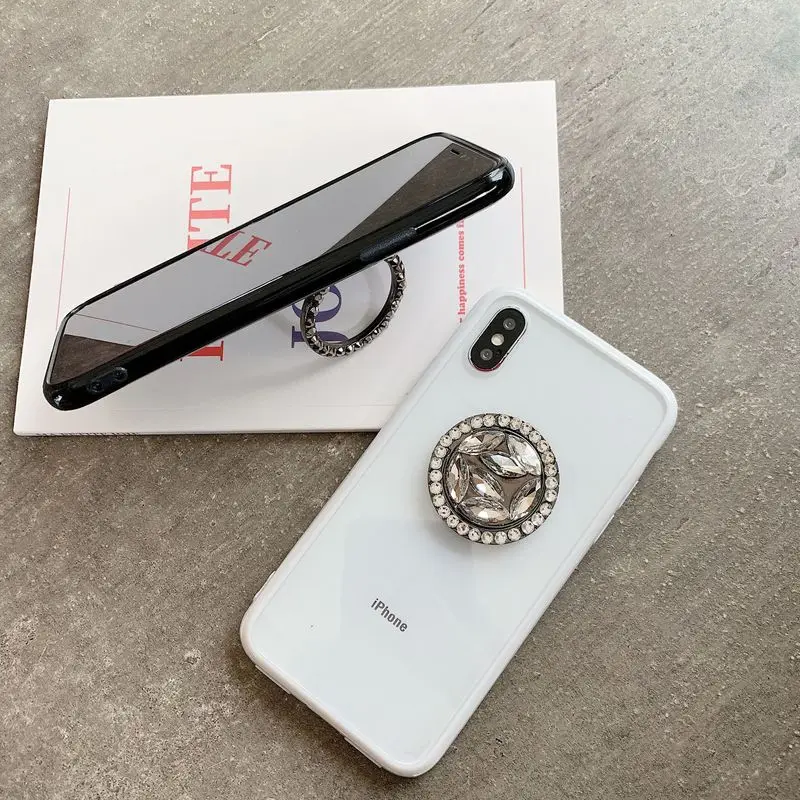 Роскошный прозрачный чехол для телефона iPhone X 8 7 6 6S Plus XR XS тонкий чехол-подставка