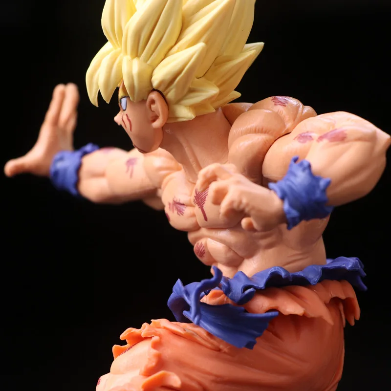 Горячая аниме Dragon Ball Z Resurrection F Супер Saiyan Son Gokou Bardock ПВХ фигурка Коллекционная модель кукла игрушка 23 см