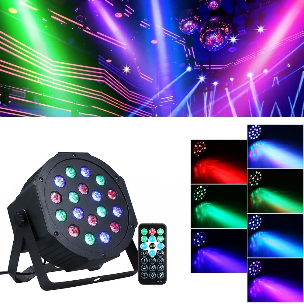Быстрая доставка 18*15 Вт мини led par мыть луч пятно сценический эффект света для DJ disco