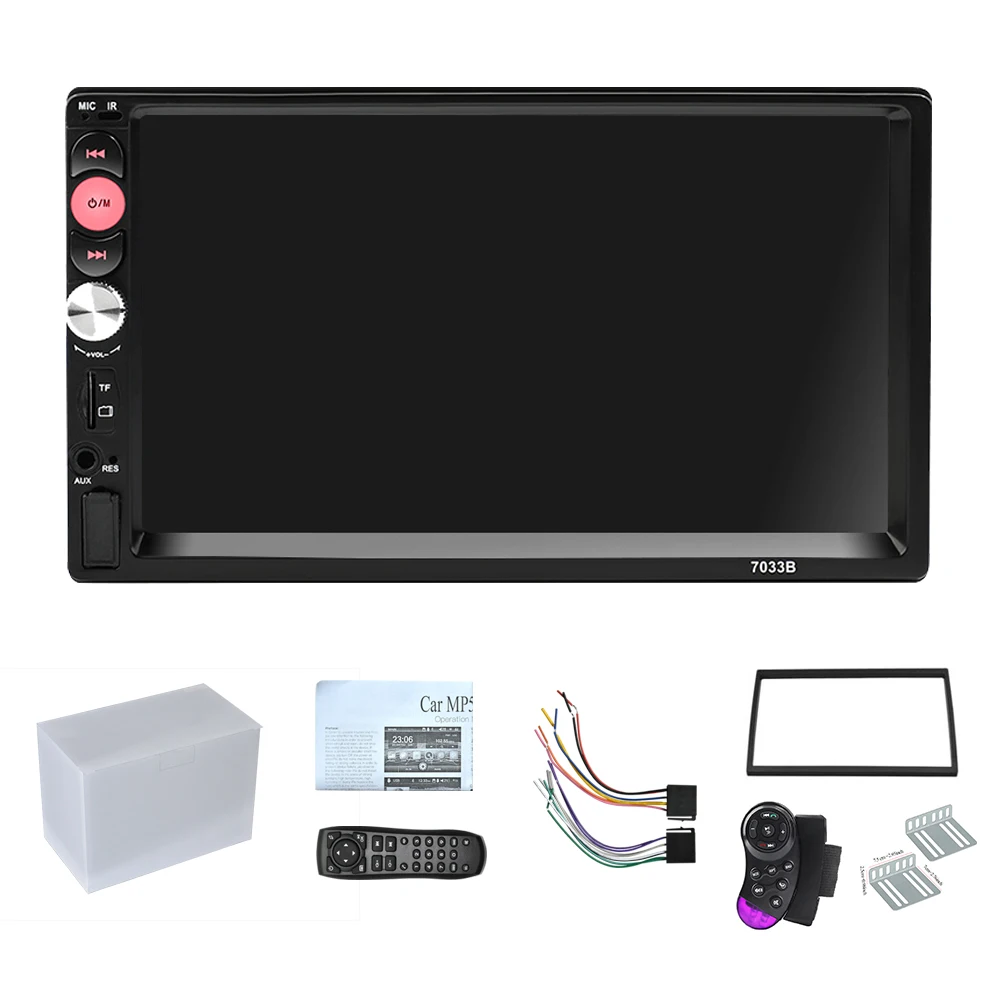 Автомагнитола LTBFM 2 din 7 "HD плеер MP5 сенсорный экран цифровой дисплей Bluetooth USB SD