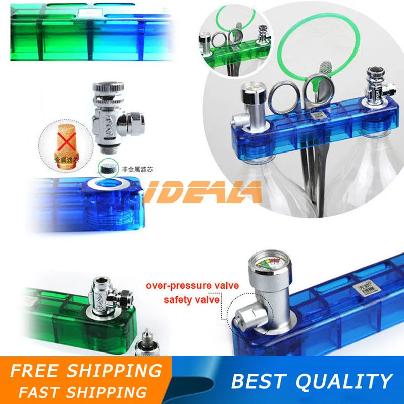 

Новинка 2016, лидер продаж, профессиональный CO2 диффузор D501 в комплекте, игольчатый клапан для аквариума, манометр, генератор