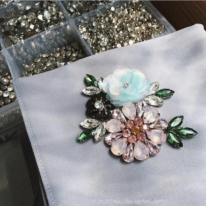 

1 pc bubble chiffon hijab scarf shawls Ladies muslim fashion plain wraps with beads flower crystal long scarves/scarf 180*75cm