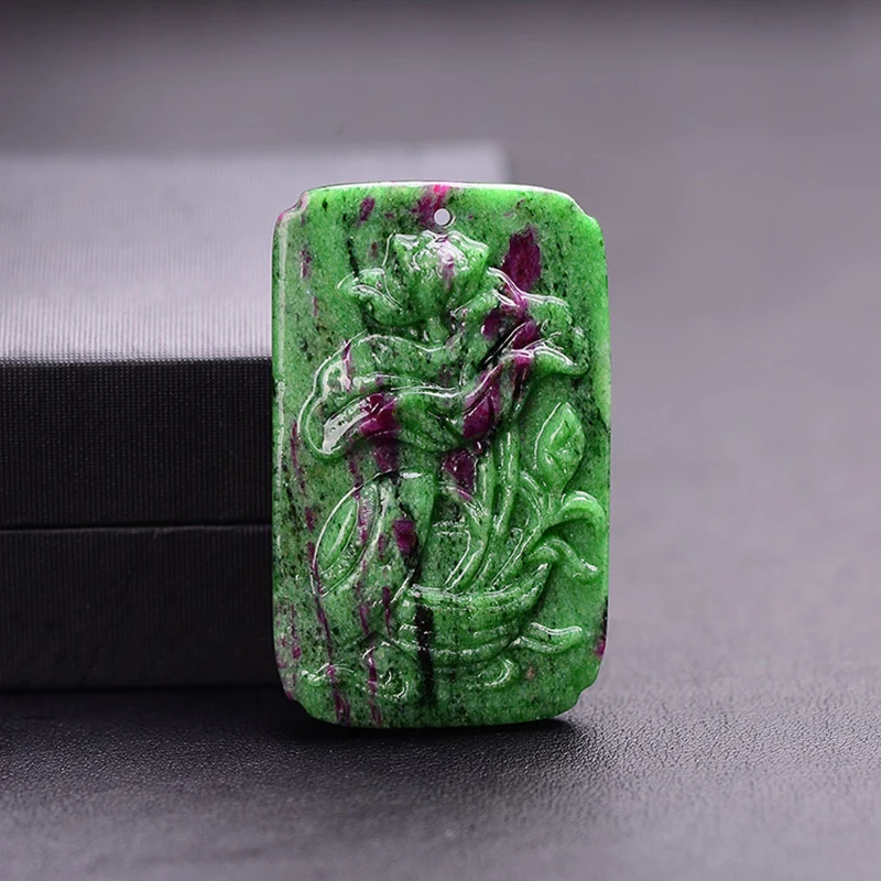 Оптовая продажа красное и зеленое сокровище натуральное ожерелье из каменных