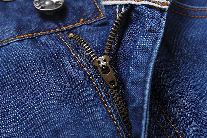 Мужские джинсовые шорты однотонные прямые из 100% хлопка летние повседневные