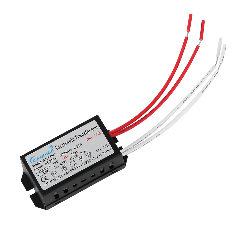 Блок питания светодиодный светодиодного драйвера переменный ток 220 В до 12 20 50 Вт 1