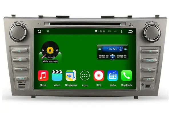 Автомобильный DVD плеер 7 дюймов 4 Гб ОЗУ Android 8 0 1 для Toyota Camry Aurion 2006 2011 стереозвук ПК