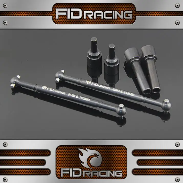 FID RACING Сверхмощный 9 мм задний приводной вал и Набор чашек (5 штырь) для LOSI DBXL