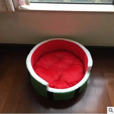 Домашняя кровать для собак и кошек в форме арбуза|pet house|house fordog bed |