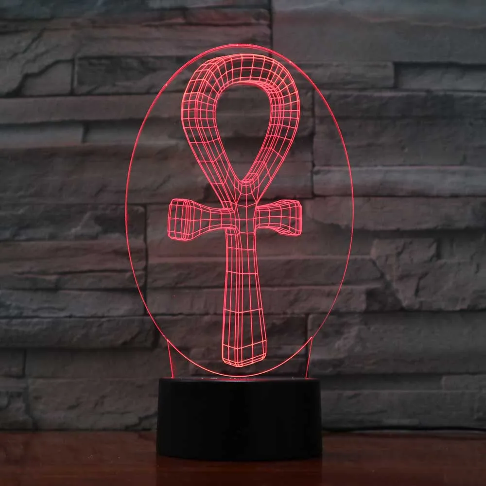 Стерео 3D ночные светильники праздничное освещение светодиодная Бытовая