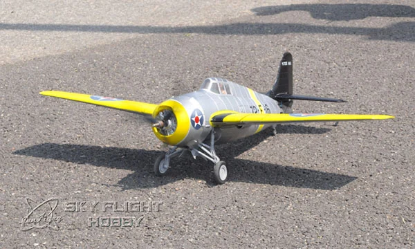 KIT yellow Полет в небе хобби 1200 мм размах крыльев F4F rc пропеллер самолет - Цвет: KIT yellow
