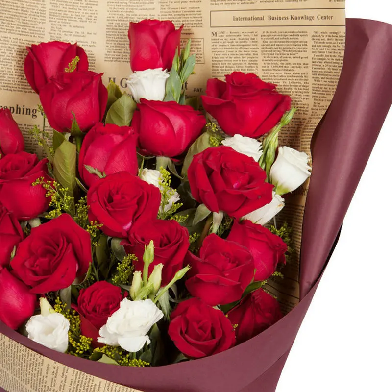 Газетное украшение оберточная бумага подарочная обертка Двусторонняя Рождественская вечеринка Декор