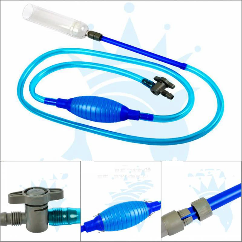 145 см телефон гравий всасывающая труба фильтр для аквариума вакуумный насос