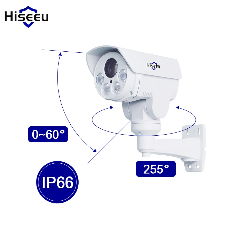 Hiseeu wifi Камера уличная bullet HD 720P IP kamara Водонепроницаемая беспроводная камера cctv