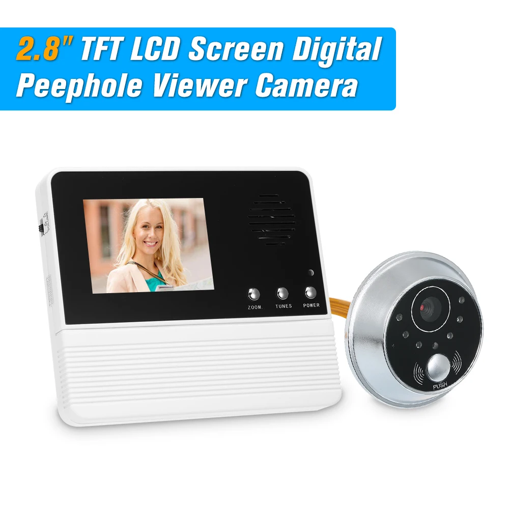 2 8 &quotTFT ЖК-экран цифровой глазок камера Дверной монитор электронный дверной