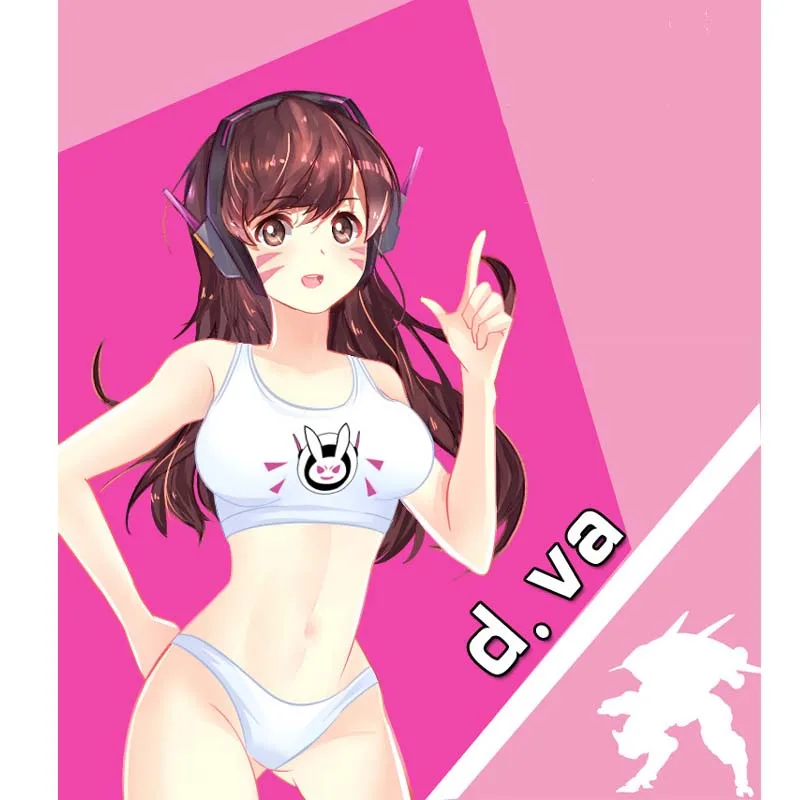 Костюм для косплея из игры OW D.VA 2019 костюм Hana Song Rabbit I Play to Win женский бюстгальтер