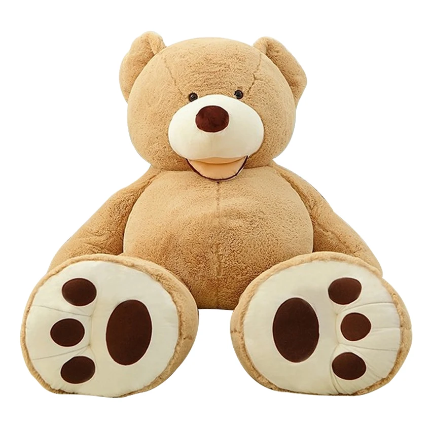 

200CM Huge Size USA Giant Bear Skin Teddy Bear Coat Best Quality Wholesale Price Selling Toys Best gifts For Girls