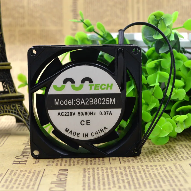 SA2B8025M в форме ручки с двумя шарами 220 v 8 см вентилятор охлаждения медная катушка потока вентилятор бесшумный вентилятор