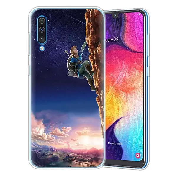 06 Из игры «Легенда о Зельде силиконовые чехлы для samsung Galaxy A10 A30 A40 A50 A70 A6 A7 A8+ A9 M30 M50 мягкий термополиуретановый чехол для мобильного телефона чехлы - Цвет: 06