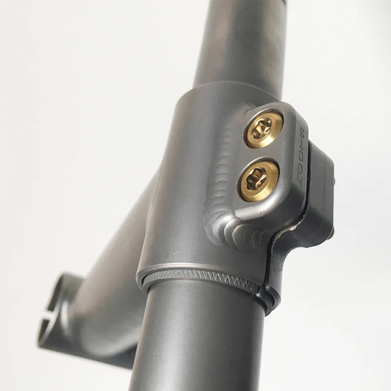 Silverock титановый руль Shim Stem редуктор для преобразования 22,2 мм в 25,4 мм для Brompton P Мини Ручка Бар диаметр адаптера аксессуары