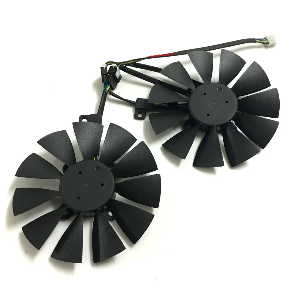 2 шт./компл. GTX 1070 1060 VGA GPU Радиатор вентилятора видеокарты для ASUS GTX1060 GTX1070 двойной