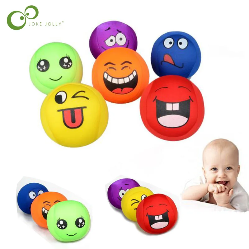 8 см смайлик мяч для ловли рук безопасные частицы пены детские развивающие