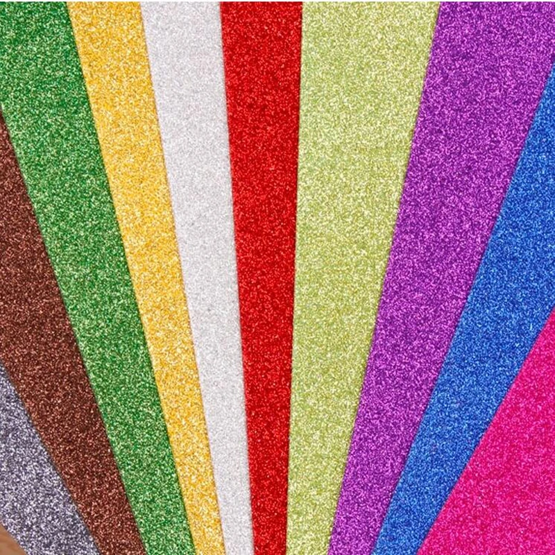 Блестящие пенопластовые бумажные листы для детского сада рукоделие Эва губчатая