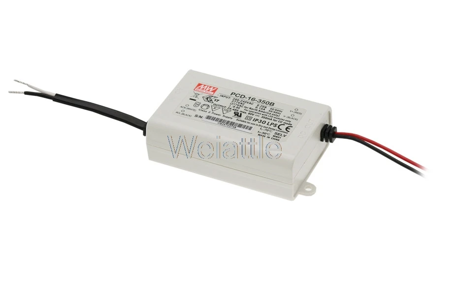 MEAN WELL оригинальный PCD-16-1050A 16В 1050ма meanwell PCD-16 16 8 Вт одиночный выход LED Импульсный