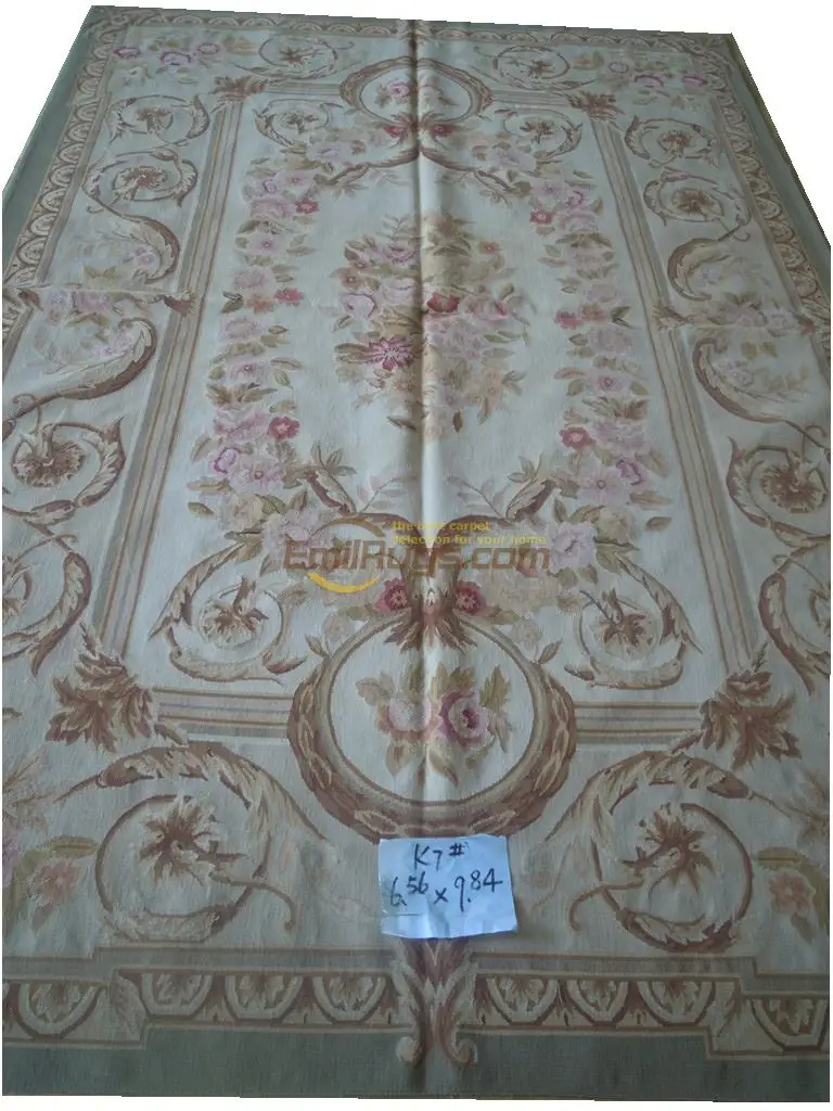 

Французский ковер в старинном стиле aubusson, французский ковер ручной работы, похож на ковер