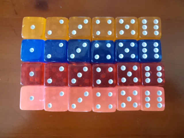 19 мм прозрачные многоцветные корсажные кости подарочные кубики для детей