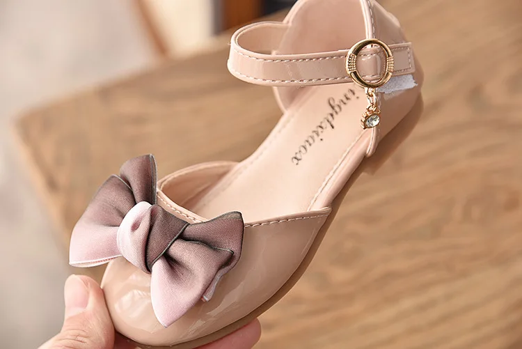 Mumoresip Kids Shoes For Toddlers Girl Big Children 1-10 Yrs Princess Sweet Dance Party Dress Shoes With Bow-knot Girls Sneakers