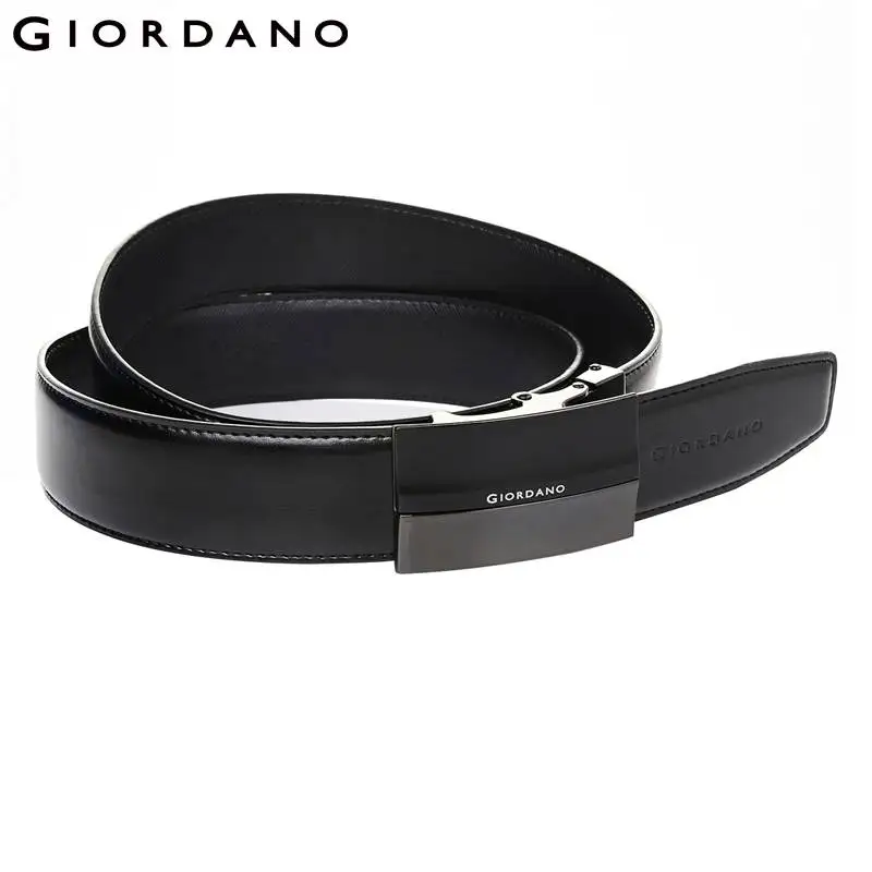 

Мужской кожаный ремень Giordano, пояс из цинкового сплава с автоматической пряжкой, для мужчин