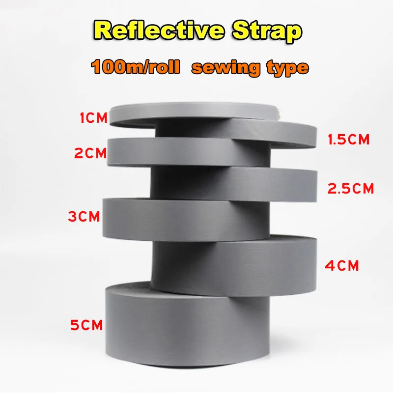 100 м/рулон светоотражающая лента с высокой видимостью|Светоотражающий материал| |