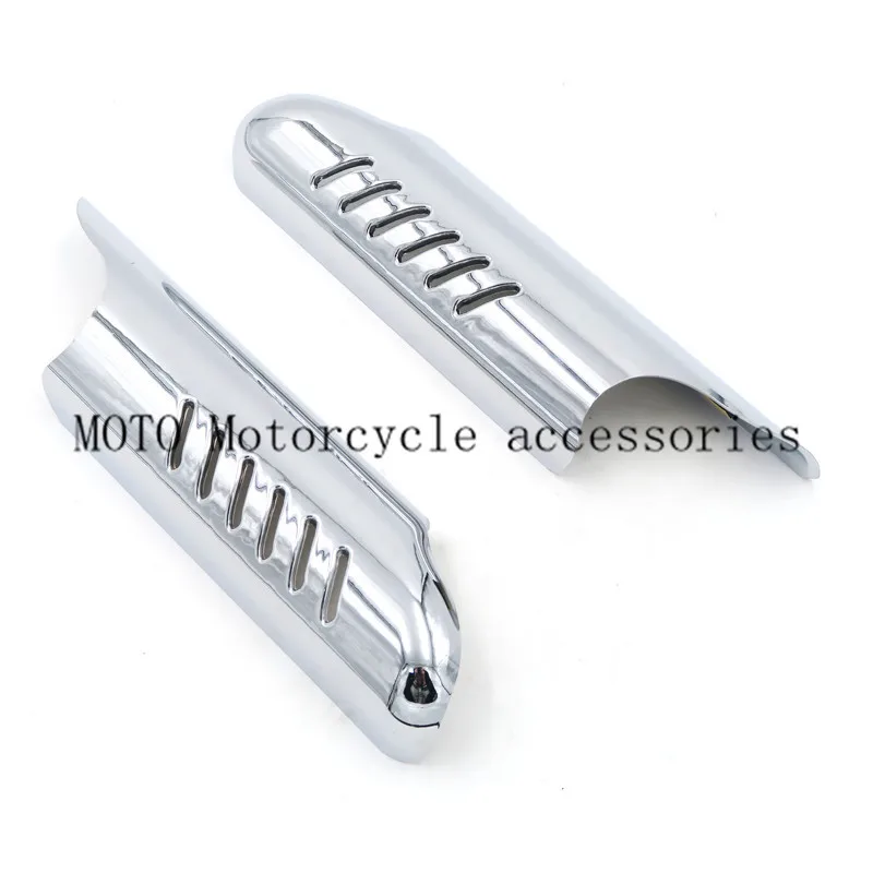 Черный хром вилка Нижняя нога дефлекторы щитки для Harley Touring Trike Electra Street Glide Road King FLH