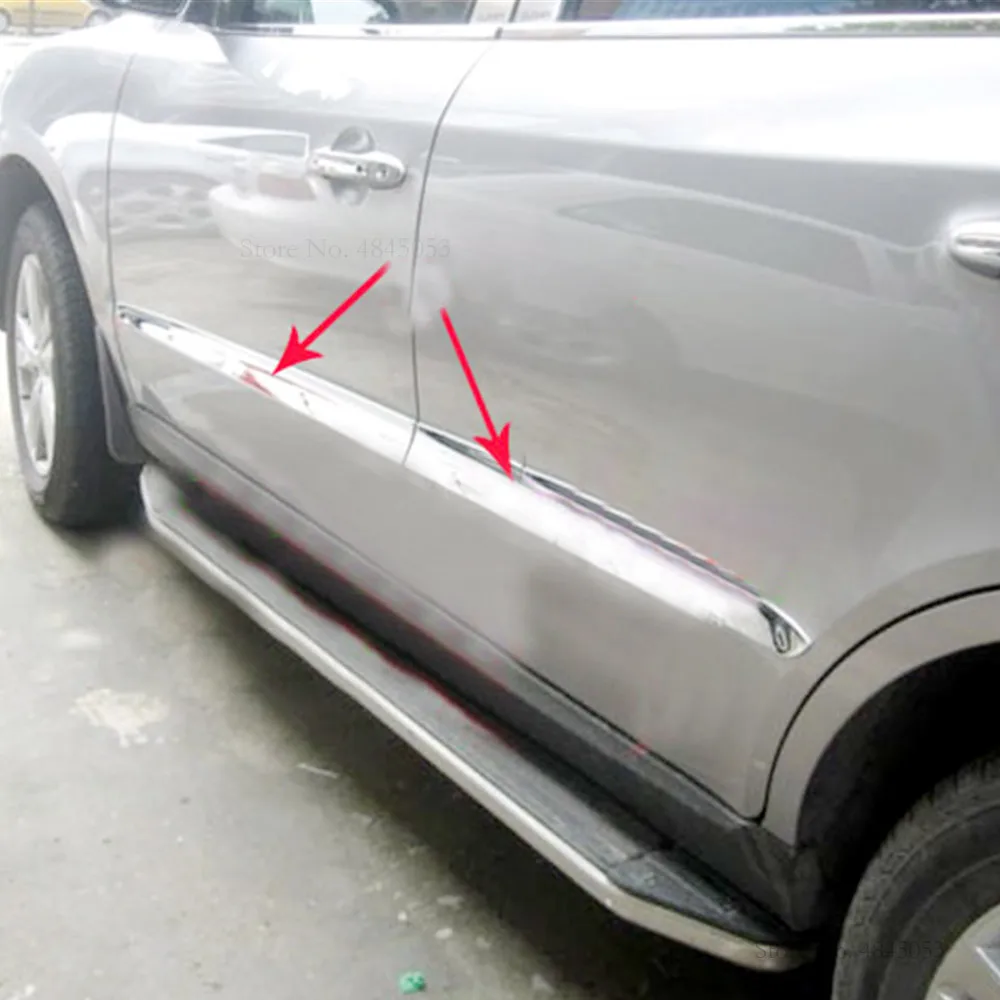 Подходит для Hyundai Santafe Santa Fe 2010 2012 автомобильный Стайлинг внешняя Боковая дверь