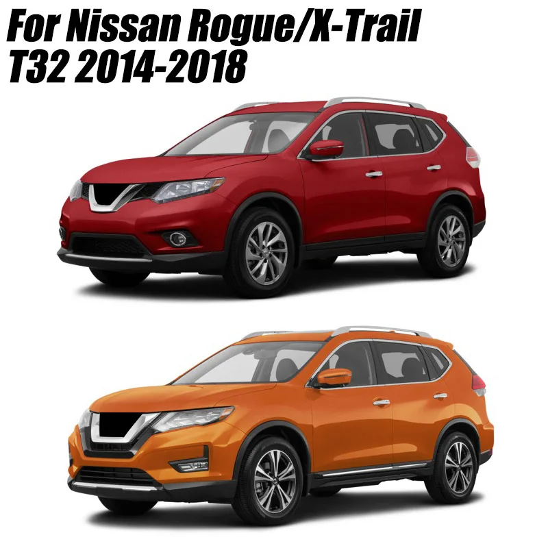 Для Nissan Rogue X Trail 2014 2015 2016 2017 2018 Chrome центральной консоли устанавливаемое на