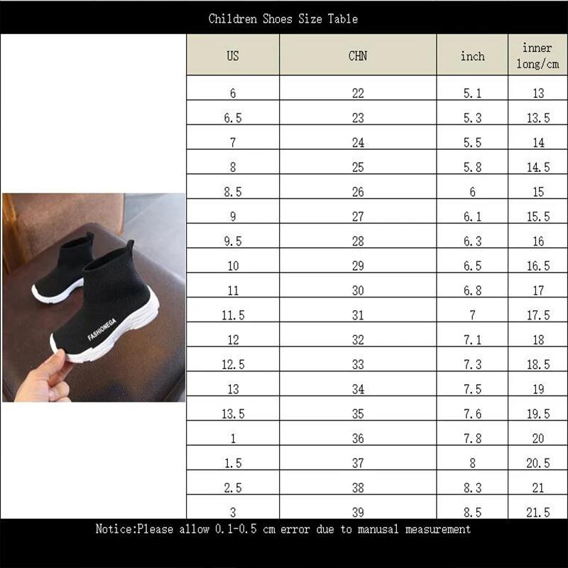

Solid color children's socks shoes 2019 spring and autumn fashion casual shoes boys and girls knitted shoes