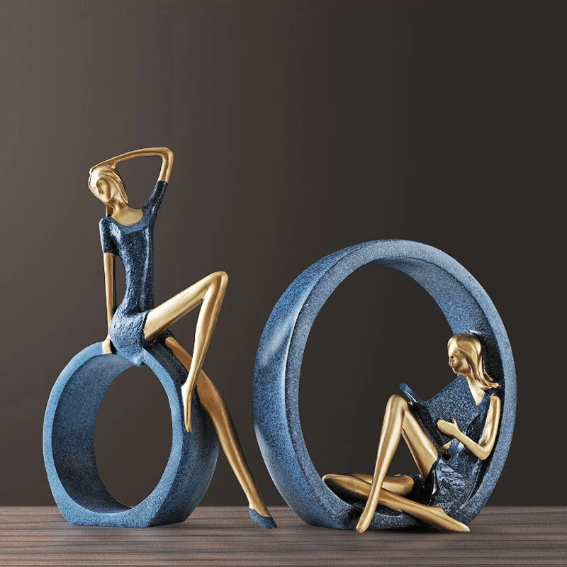 Фигурки девушки-йоги из полимера