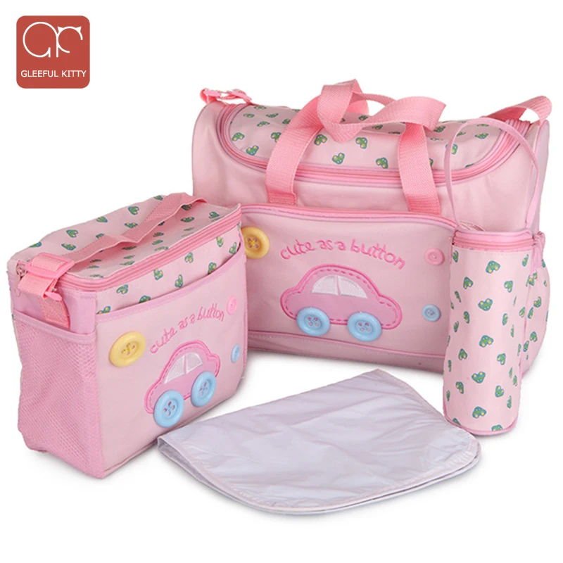 4 шт./компл. новый бренд сумка для подгузников модная многофункциональная большая