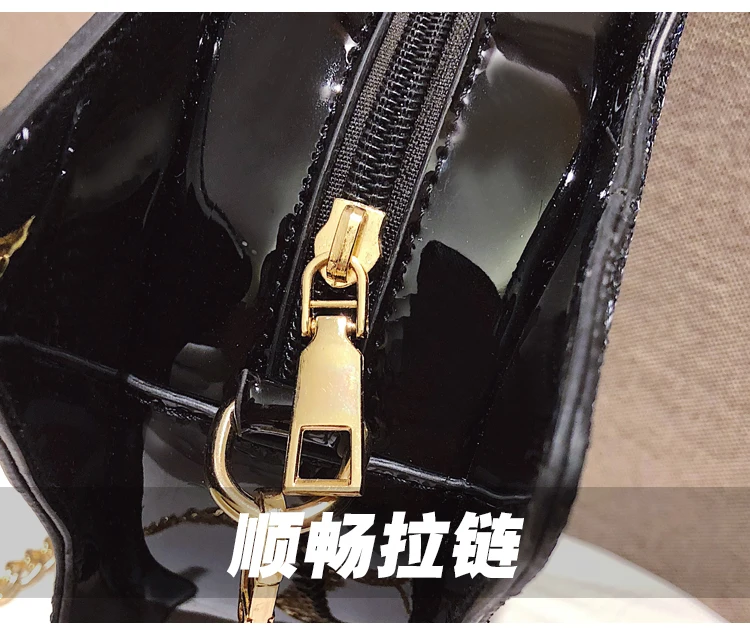 Sequins Stars Style Pu Leather Fashion Casual Ladies Chain Purse Shoulder Bag Tote Crossbody Mini Bag Female Bolsa Handbag Flap