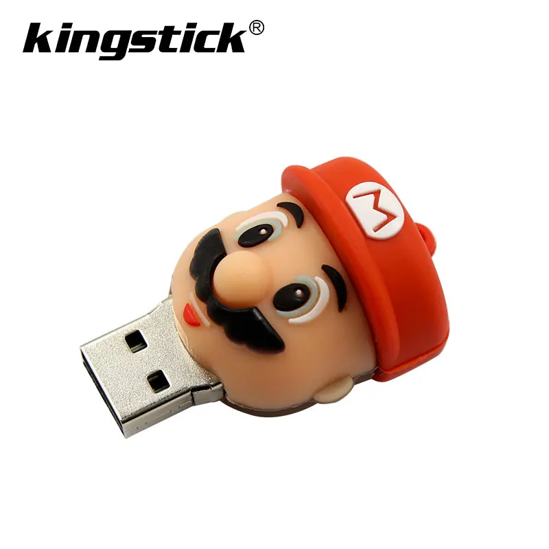 Супер Марио USB флеш-накопитель игра мультфильм игрушки Флешка 128 Гб 64 ГБ 32 ГБ 16 ГБ 8 ГБ 4 ГБ флеш-накопитель usb-флэш-накопитель