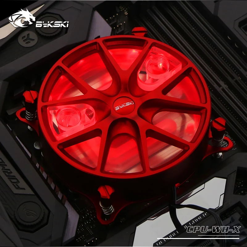 Bykski Процессор воды радиаторный блок использовать для INTEL LGA1150 1151 1155 1156 LGA2011 2066X299 Медь радиатор 5 V RGB 3PIN заголовок