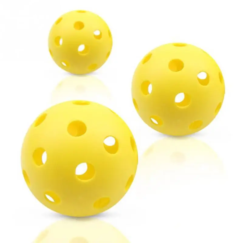 3 шт полые спортивные Pickleball набор аксессуаров для тренировок на открытом воздухе Забавный воздушный поток круглой формы легкий тренировочный прочный